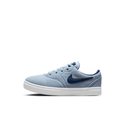 Nike SB Check Canvas Younger Kids Skate Shoes. Nike ID